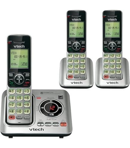 Amazon.com: VTech CS6629-3 Cordless Digital Answering System, Base